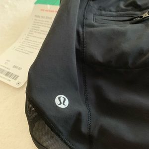Black Lululemon ladies workout short